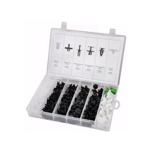 z0230-assorted-plastic-clip-kit کیت انواع خار پلاستیکی 290 عددي + خارکش مدل Z0230