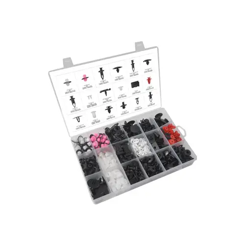z0238-assorted-plastic-clip-kit کیت انواع خار پلاستیکی 360 عددي + خارکش مدل Z0238